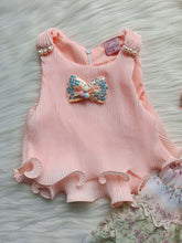 Girls - Trendy Partywear Layered Skirt Set - Pink